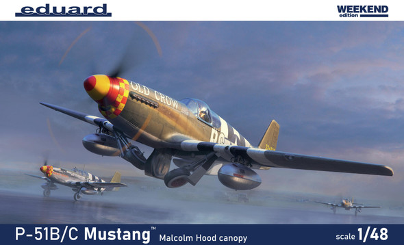 EDU84214 - Eduard 1/48 P-51B/C Mustang Malcolm Hood Weekend Edition