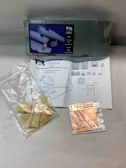 VER1435 - Verlinden 1/32 F6-F5/3 Hellcat Cockpit & Gunbay Detail Set - WWHP113401