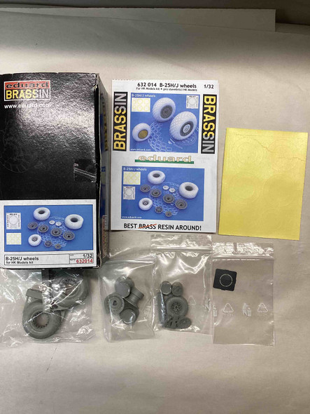 EDU632014 - Eduard Brassin 1/32 B-25H/J Wheels - WWHP113429
