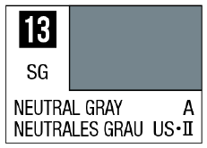 MRHS13 - Mr. Hobby Mr Color Spray - S13 Neutral Gray (Semi-Gloss/Aircraft)