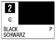 MRHS2 - Mr. Hobby Mr Color Spray S2 Black (Gloss/Primary)