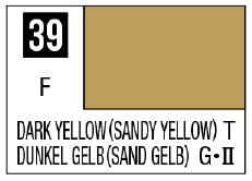 MRHS39 - Mr. Hobby Mr Color Spray - S39 Dark Yellow (3/4Flat/Tank)
