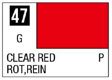 MRHS47 - Mr. Hobby Mr Color Spray - S47 Clear Red (Gloss/Primary)