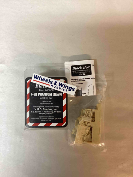 BBX48056 - Black Box 1/48 F-4B Phantom (Navy) Cockpit Set