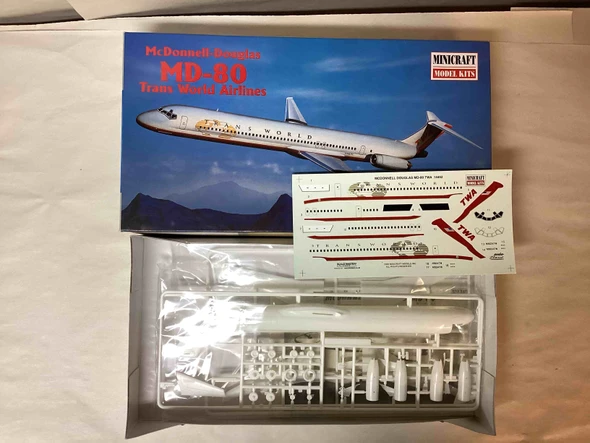 MIN14452 - Minicraft - 1/144 McDonnell-Douglas MD-80 Trans World Airlines - WWHP1135671