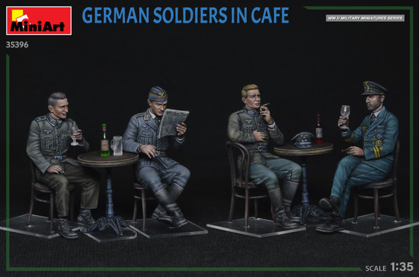 MIA35396 - 1/35 MNA35396 German Soldiers in Cafe