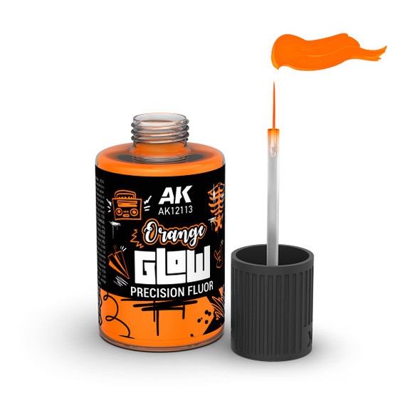 AKI12113 - AK Interactive Glow Precision Fluor Orange 30ml