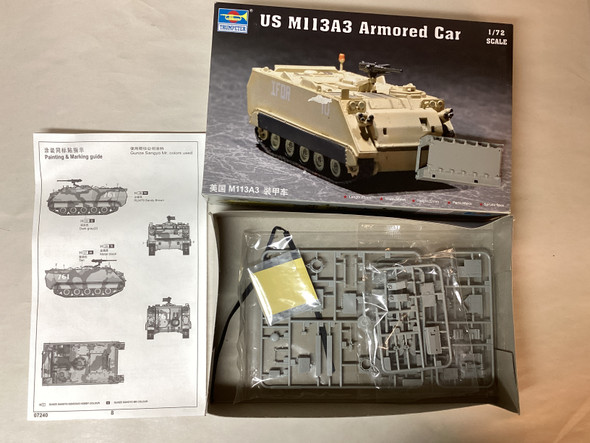 TRP07240 - Trumpeter 1/72 US M113A3 Armoured Car - WWHP113583