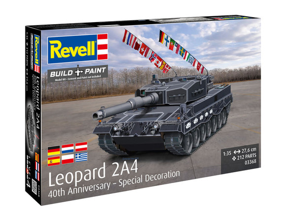 RAG03368 - Revell 1/32 Leopard 2A4 Special Decoration 40th Anniversary
