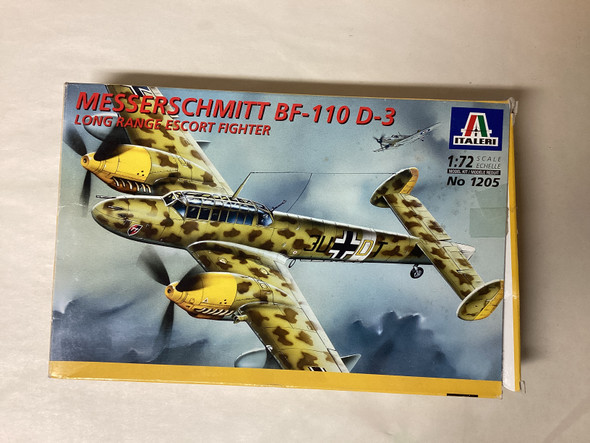 ITA1205 - Italeri 1/72 Messerschmitt Bf-110 D-3  - WWHP113666