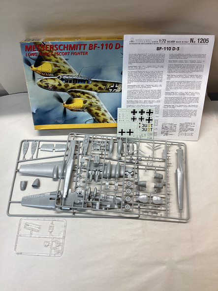 ITA1205 - Italeri 1/72 Messerschmitt Bf-110 D-3  - WWHP113666