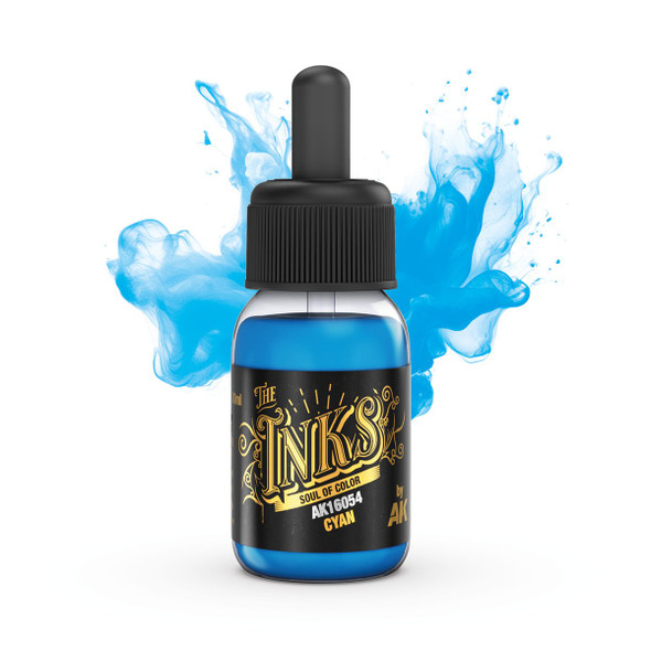 AKI16054 - AK Interactive The INKS Cyan 30ml