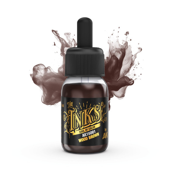 AKI16001 - AK Interactive The INKS Wood Brown 30 ml