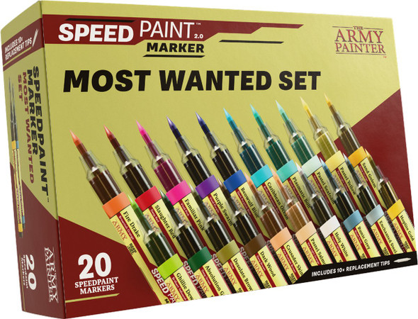 TAPSM8005 - The Army Painter Speed Paint 2.0 Most Wanted Marker Set