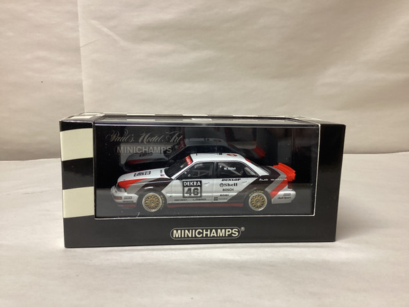 MNC400911046 - Minichamps 1/43 Audi V8 quattro Walter Röhrl SMS Motorsport DTM 1991