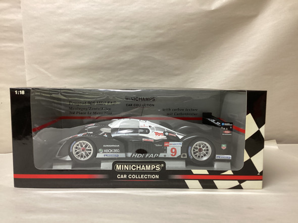 MNC081209 - Minichamps 1/18 Peugeor 908 HDI FAP 3rd Place Le Mans 2008