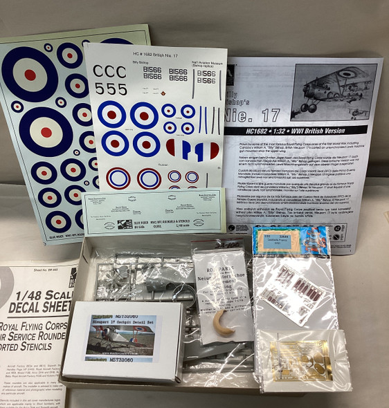 HOB1682 - Hobbycraft - 1/32 Billy Bishop's Nieuport 17 - WWHP113727