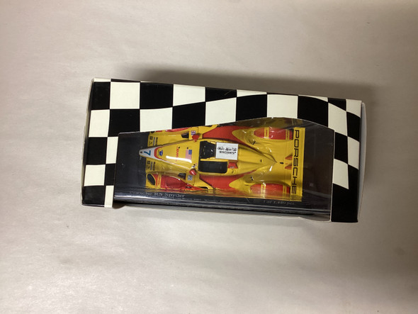 MNC400076607 - Minichamps 1/43 Porsche Rs Spyder Alms Long Beach ́07 Winners: Dumas /Bernhard