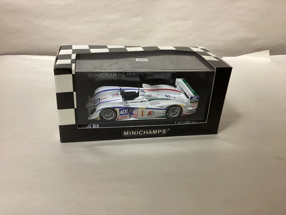 MNC400051391 - Minichamps 1/43 Audi R8 Lehto/Werner Gp Of Atlanta 2005 Winners