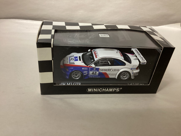 MNC400042342 - Minichamps 1/43  BMW M3 GTR #42 Winner ADAC 24h Nürburgring 2004 D. Müller...
