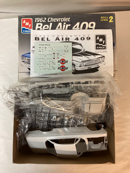 AMT8716 - AMT 1/25 1962 Chevy Bel Air 409 (Discontinued) - WWHP113771