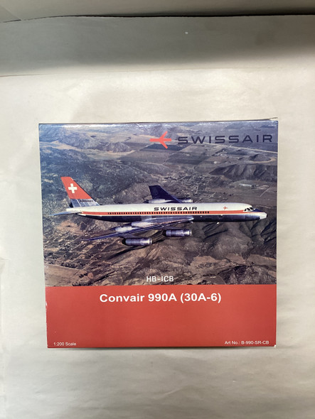 BMSB-990-S-CB - B-Models 1/200 Swissair Convair 990A Coronado