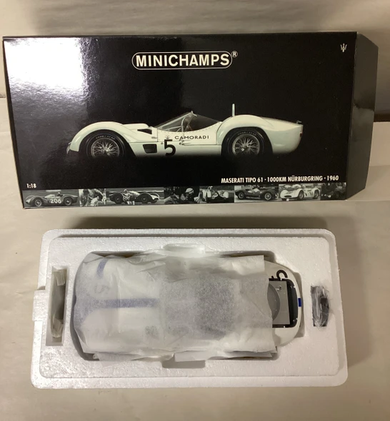 MNC100601205 - Minichamps 1/18 Maserati Tipo 61 - 1000KM Nurburgring 1960