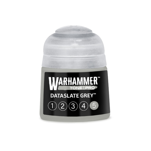 WHC20-105 - Warhammer Colour Tone Pro DATASLATE GREY 5 12ml Acrylic