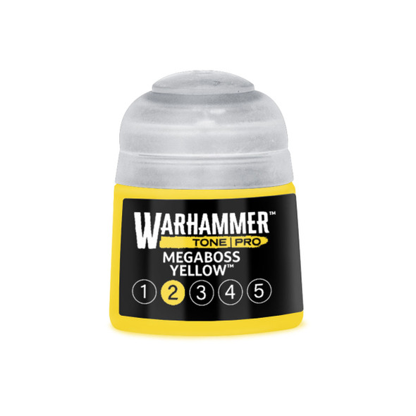 WHC20-202 - Warhammer Colour Tone Pro MEGABOSS YELLOW 2 12ml Acrylic