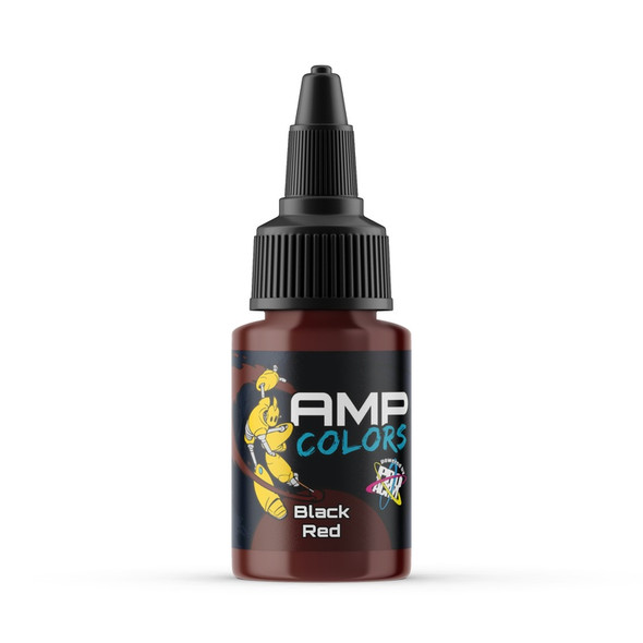 MNMAMP004 - Monument Hobbies AMP Colors Black Red 22ml Acrylic