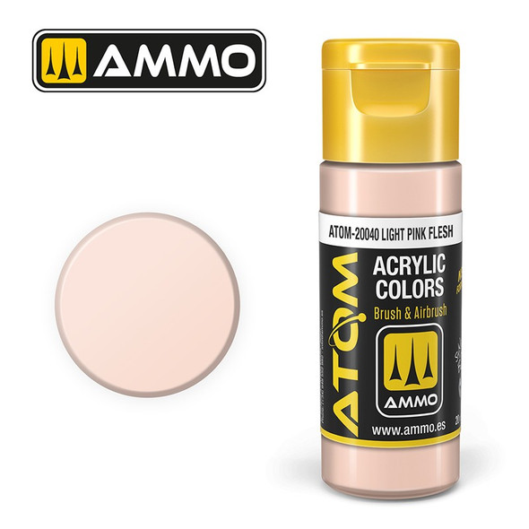 ATOM20040 - ATOM COLOR Light Pink Flesh 20mL