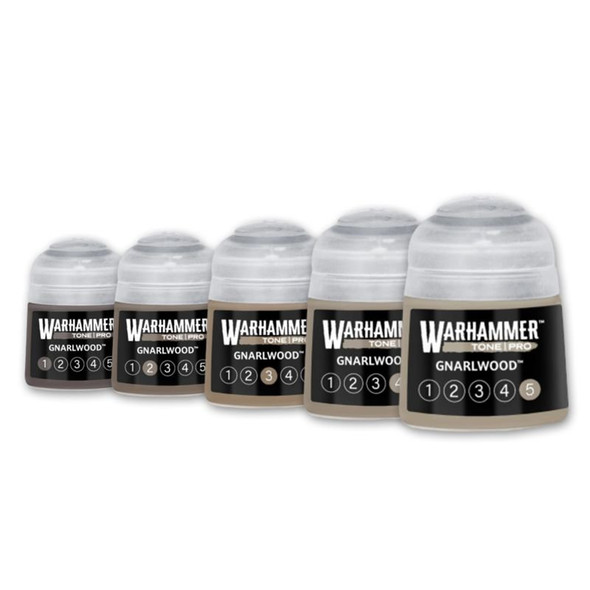 Warhammer Colour Tone Pro GNARLWOOD Set (5 Paints)