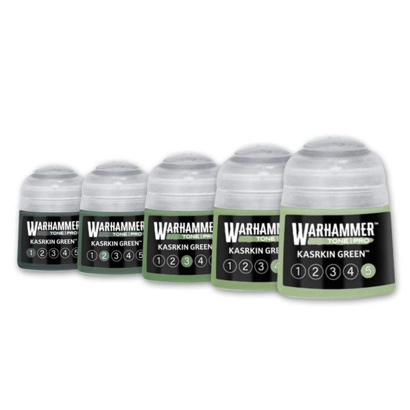 Warhammer Colour Tone Pro KASRKIN GREEN Set (5 Paints)