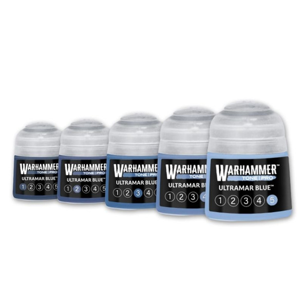Warhammer Colour Tone Pro ULTRAMAR BLUE Set (5 Paints)