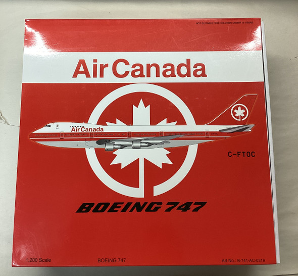 IFLB741AC0319 - InFlight200 1/200 Air Canada Boeing 747-100 C-FTOC