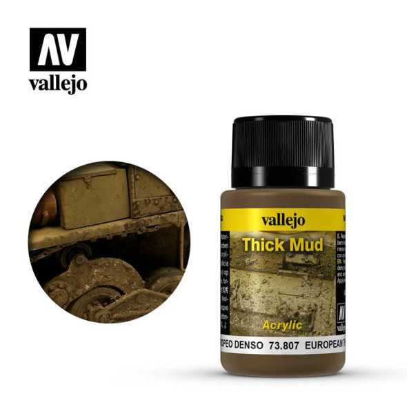 Vallejo Weathering Effects - European Thick Mud 40ml