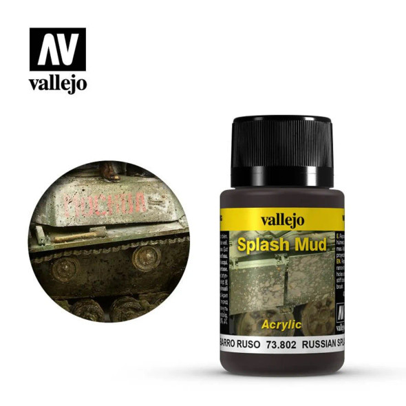 VLJ73802 - Vallejo Weathering Effects - Russian Splash Mud 40ml