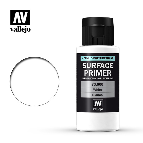 VLJ73600 - Vallejo Surface Primer White - 60ml - Acrylic