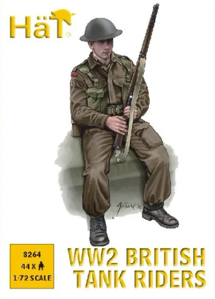 HAT8264 - HaT 1/72 WWII British Tank Riders