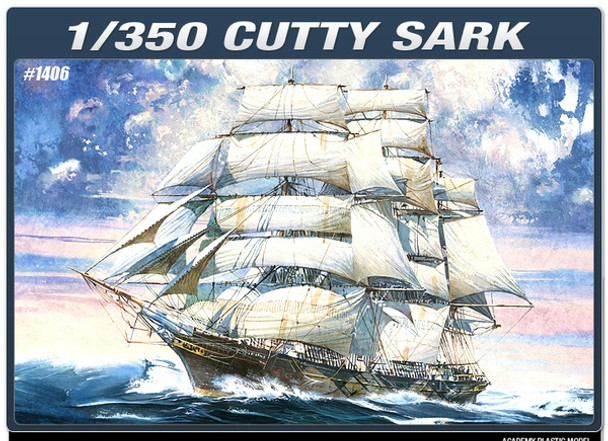 Academy 1/350 Cutty Sark Clipper Ship