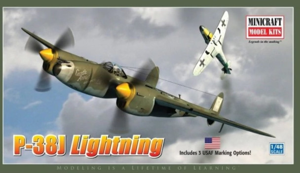 MIN11649 - Minicraft - 1/48 P-38J Lightning