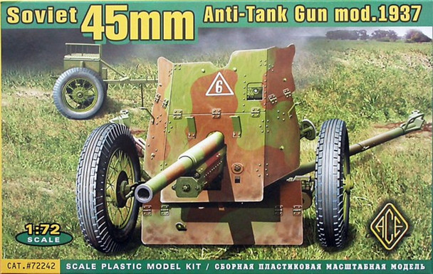 ACE72242 - ACE - 1/72 Soviet 45mm Anti-Tank Gun 1937