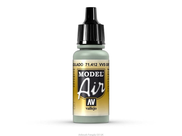 VLJ71412 - Vallejo - Model Air: VVS Grey Blue - 17mL Bottle -  Acrylic / Water Based - Flat