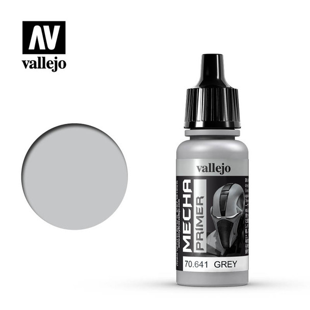 VLJ70641 - Vallejo - Mecha Color: Primer Grey - 17mL Bottle - Acrylic /  Water Based - Flat