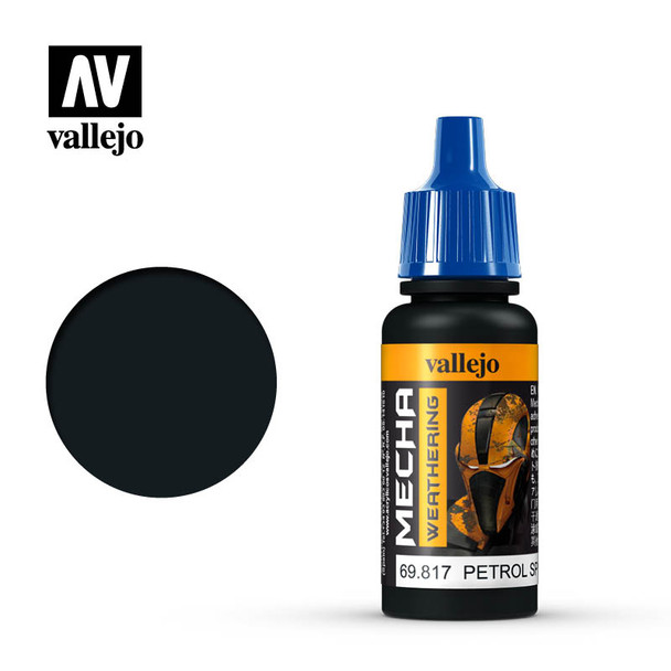 VLJ69817 - Vallejo - Mecha Color: Petrol Spills (Gloss) - 17mL Bottle -  Acrylic / Water Based - Glossy