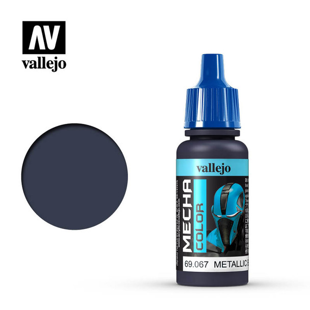 VLJ69067 - Vallejo - Mecha Color: Metallic Blue - 17mL Bottle - Acrylic  / Water Based - Flat