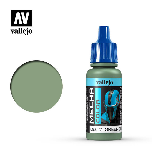VLJ69027 - Vallejo - Mecha Color: Green Blue - 17mL Bottle - Acrylic /  Water Based - Flat