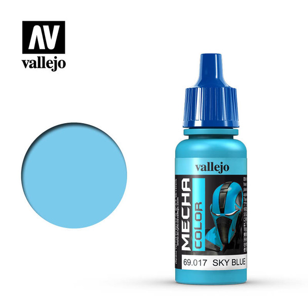 VLJ69017 - Vallejo - Mecha Color: Sky Blue - 17mL Bottle - Acrylic / Wa ter Based - Flat