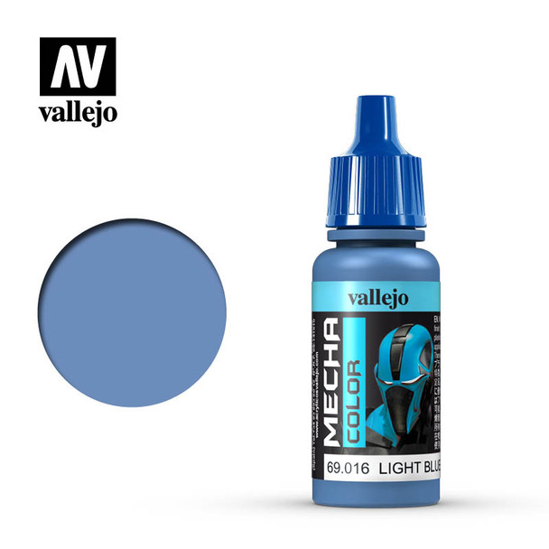 VLJ69016 - Vallejo - Mecha Color: Light Blue - 17mL Bottle - Acrylic /  Water Based - Flat