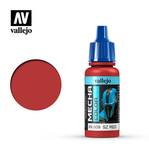 VLJ69009 - Vallejo - Mecha Color: SZ Red - 17mL Bottle - Acrylic / Water Based - Flat